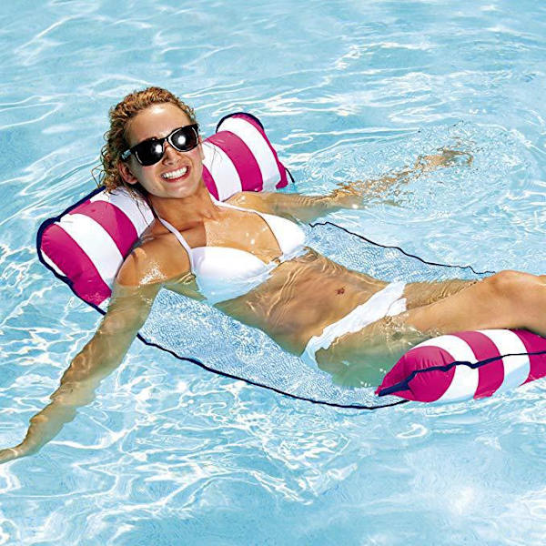 Uiva hammock, ilmapatja uima-altaalle, kelluva