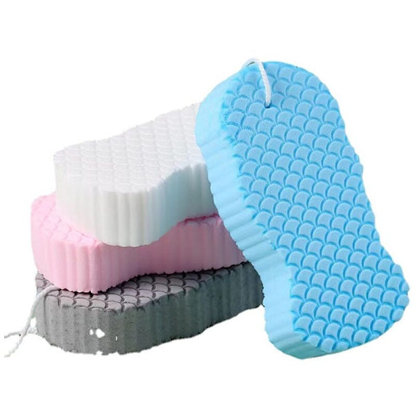 Exfolierande badsvamp, 4 st ultralen badsvamp, supermjuk