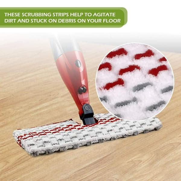 5-pack mikrofiber tvättbara spraymoppdynor ersättning för O-Cedar
