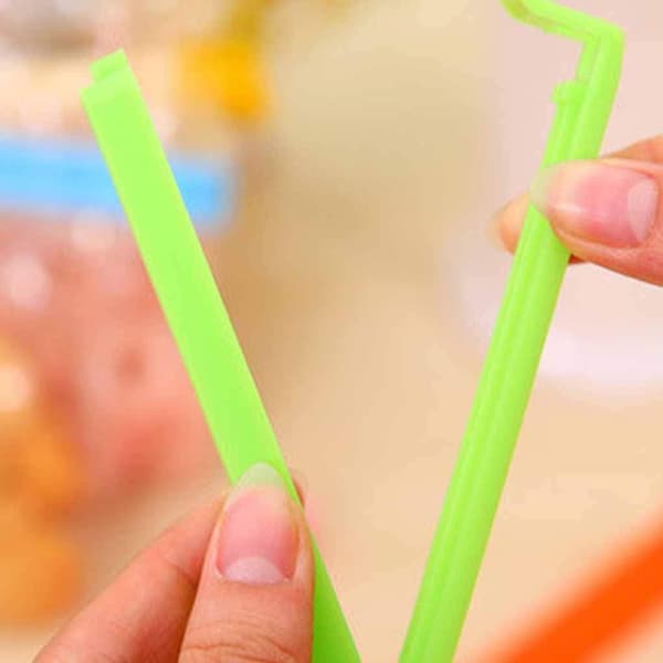10 stk Fargerike Plastklips Lys Mat Tepose Forsegling Klips