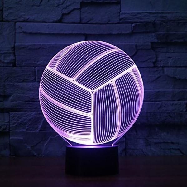 1 stk Sports Volleyball Natlampe 3D Stereoskopisk Eksplosion