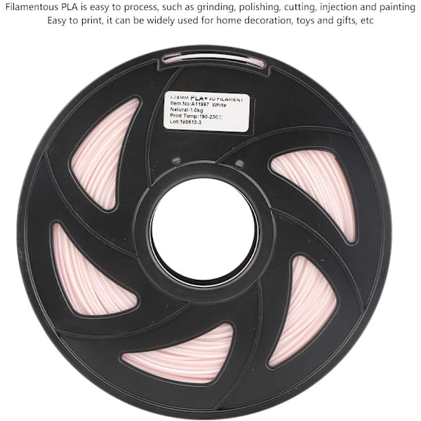 1 st 3D-skrivarfilament, Hudfärgad PLA-filament 1,75 mm, 3D