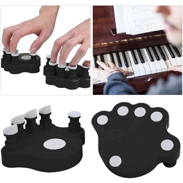 2 Piano Hand style korjausnäppäimistö Finger Force harjoituslaite
