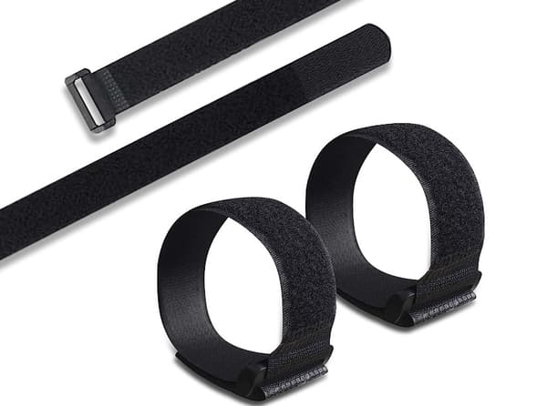 Kabelbindare - 10-PACK: STORLEK 80CM - Multi-Storleks Haken och Slinga Rem