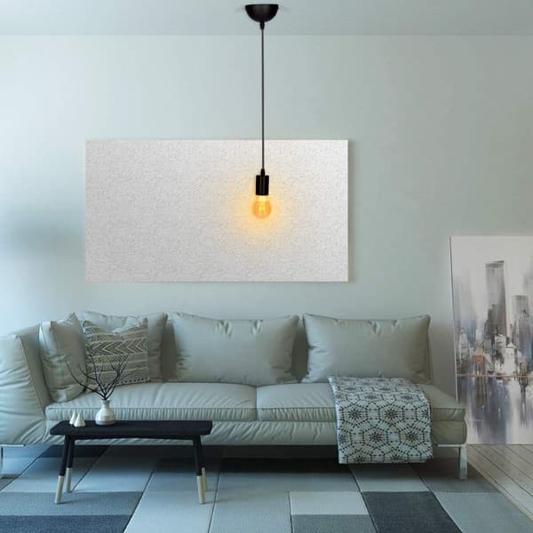 2x el-kabel för lampa - Kabel med E27 sockel fäst ring
