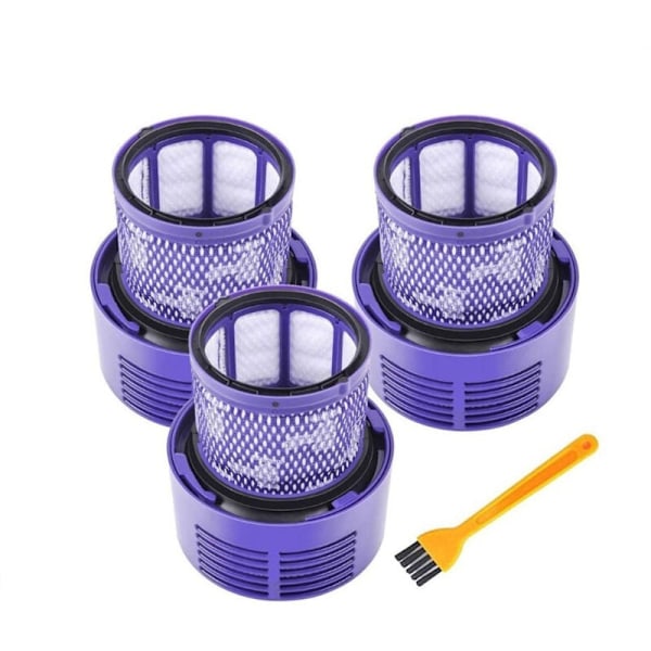 Vaskbart filter for Dyson V10-serie støvsuger med rengjøringsbørste, Dyson erstatningsfilter for V10-serie (V10-filter)
