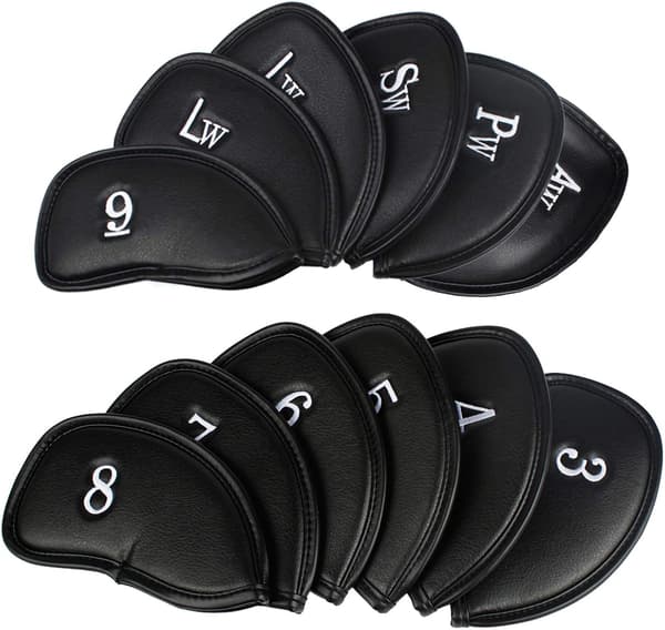 12x Golfklubbsöverdrag i Syntetläder MT/PU