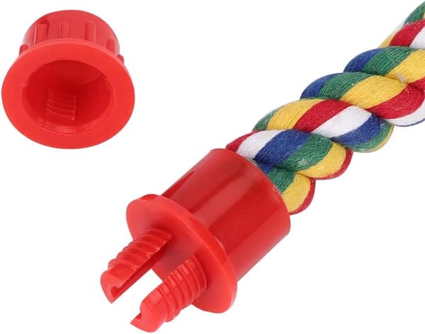 1 stycke 40 cm papegojbomullsrep klätterleksak snacks bomull