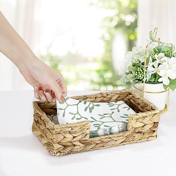 1 stk 24*13*7cm rektangulær serviettholder, papirserviett