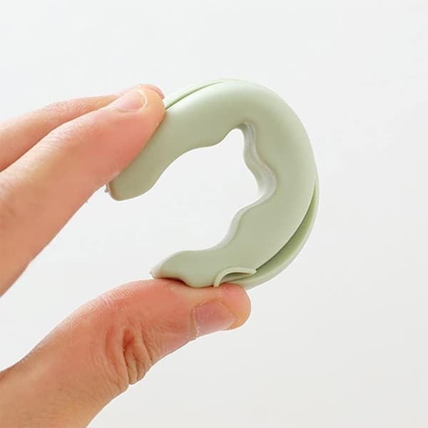 3 stykker (blå) Handle for handleposer i silikon og plast