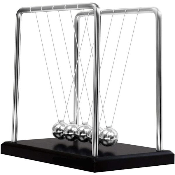 Newtons Pendul med Træbase