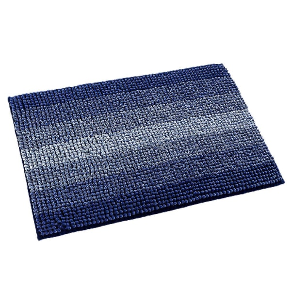 Halkskyddad badrumsmatta, mjuk chenillemikrofiber badrumsmatta, absorberande, maskintvättbar - 43 x 61 cm