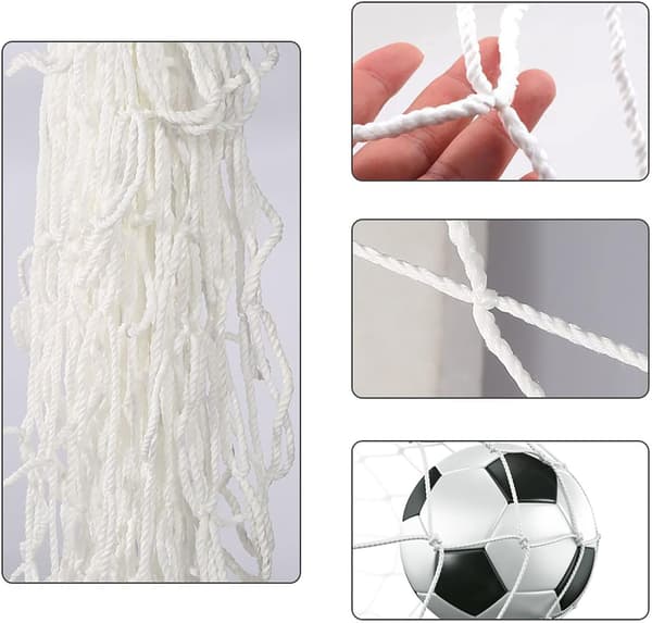 Fodboldmål Net (3*2m), Fodbold Polyethylen Fodboldmål Net Størrelse