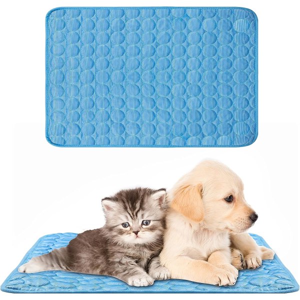 Hundekjølematte (40*30cm), Kjølematte Sølv Ismatte, Pustende