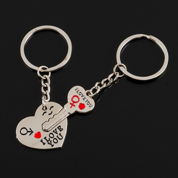 Two keychains, my heart, couples, gift ideas for couples