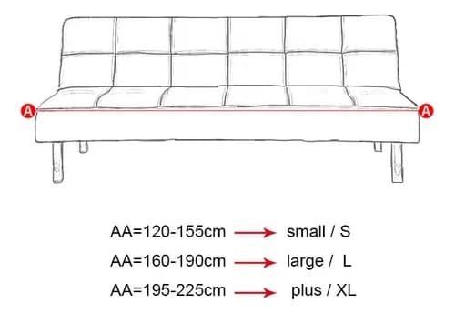 Dubbel Soffbädöverdrag Utan Armstöd 160-190 Cm