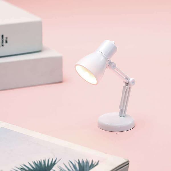 (sort) LED Bordlampe Sød Bordlampe Lysstyrke Foldbar Lille