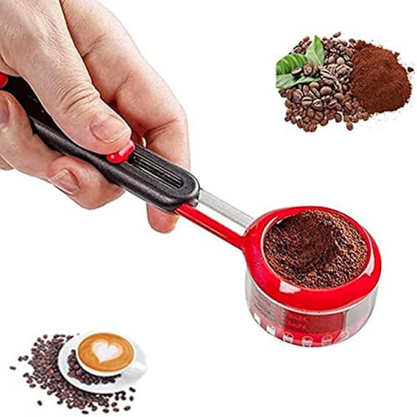 1 Justerbar Kaffemåttsskopa i Plast