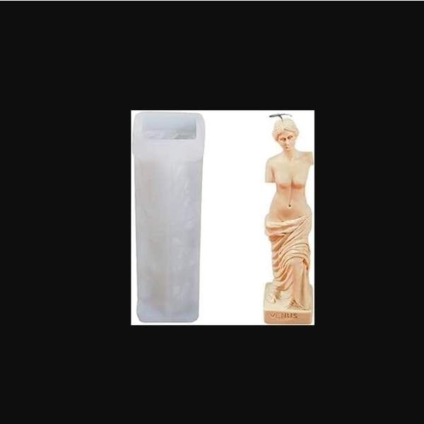 Silikone Stearinlysform 3D Romersk Søjleform Kagedekoration Form