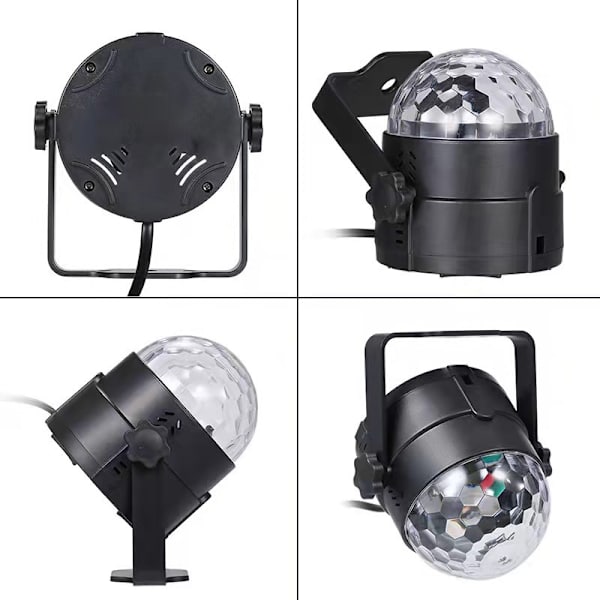 Syv-farget LED-lampe for scene, bounce og fest, DJ-bar
