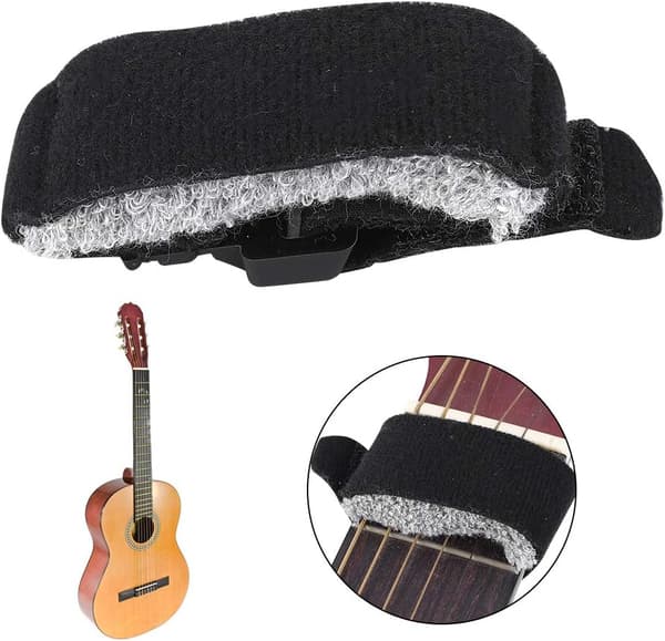 Whisper Elimination Elektrisk Bassgitar Squeeze Strip Svart