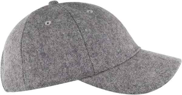Vinter Baseball Cap med Fleeceforing til Mænd og Kvinder - Lysegrå