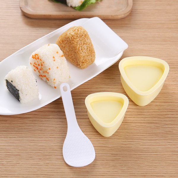 Sushiform, 2 st Sushiform Set, DIY Form, Triangulär Sushiform,