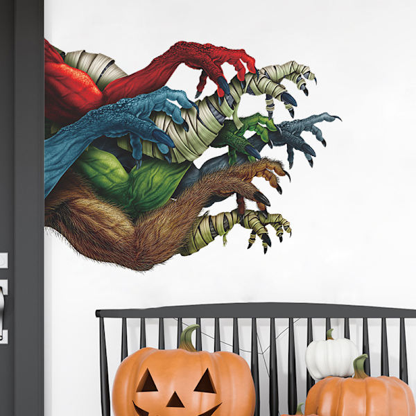 Halloween-seinätarrat, irrotettavat Halloween-seinätarrat