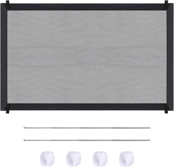 1 stk PET Hundegjerde Nylon Sammenleggbart Hund Isolerende Mesh Katt Hund