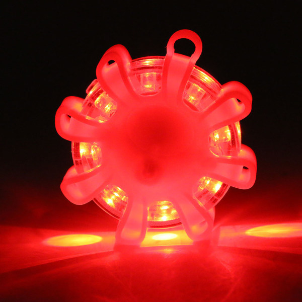 2 stk mini LED arbeidslys advarselslys med