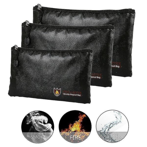 Brandsäker dokumentväska pengalåda brandsäker brandsäker vattentät 27 * 16 cm