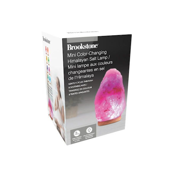 BMini LED Farveskiftende Himalayasaltslampe