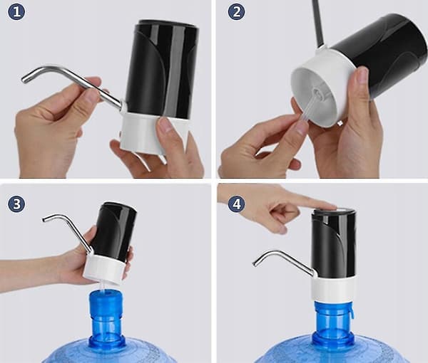 Sorte elektriske pumper for vanndispensere