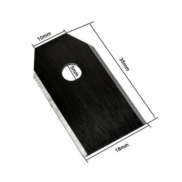 35*18*0.75mm, 9 stk, Hageklippergressklipperblad Mekanisk