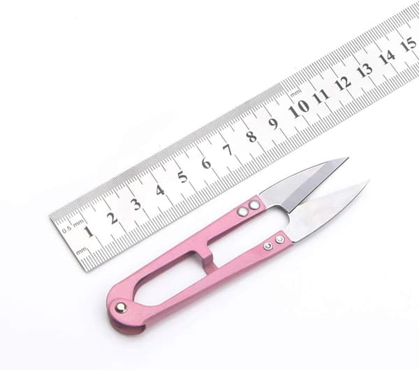 2 stk Mini U-formet Broderi Sytråd Saks Tang