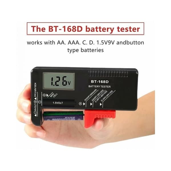 Digitalt batteritester, Universal batteritester, Batteritester,