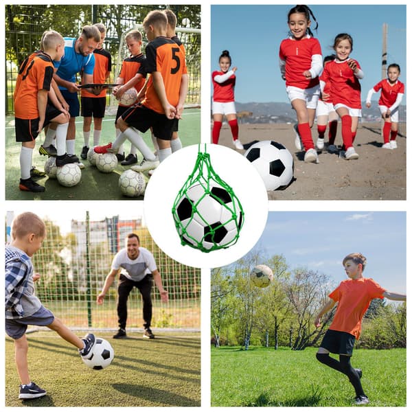 Fodboldsparktræner 2-pak med Bumping Mesh-taske, Nylon Mesh