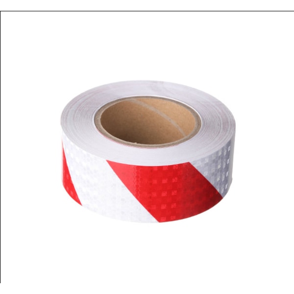 Reflekterende Tape, 25m*50mm Prismatisk Vandafvisende Vinklet Form Sikkerhed