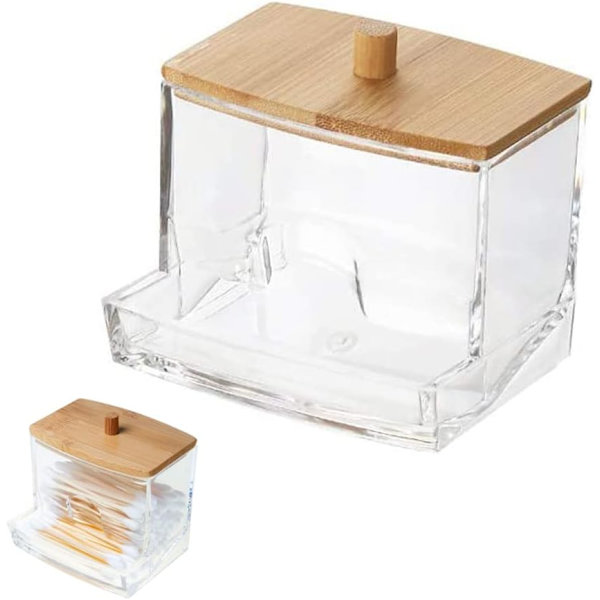 Sminkeboks for bomullsdott, bomullsdispenser, bomullsdott-holder