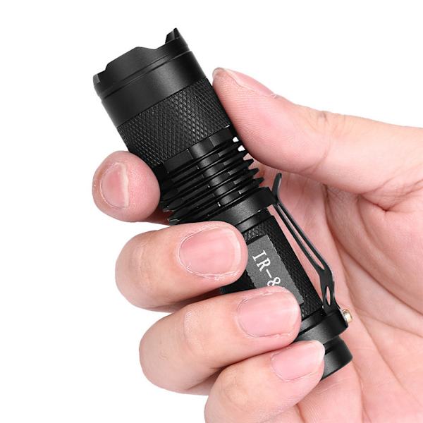 Fokuserande infraröd ficklampa - 850nm nattseendeinstrument