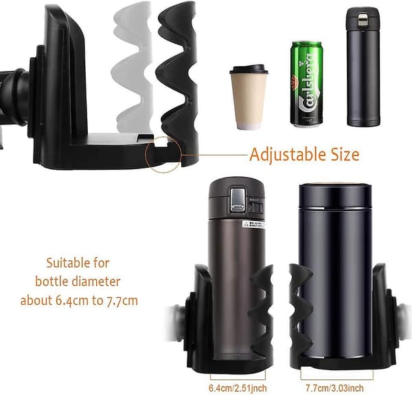 Bilstödskopphållare, 3 st justerbar bilkopphållare Auto Cup Holder Au