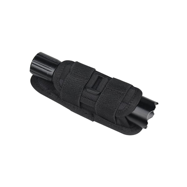 Taktisk 360 Graders Drejelig Lommelygte Holster, Nylon