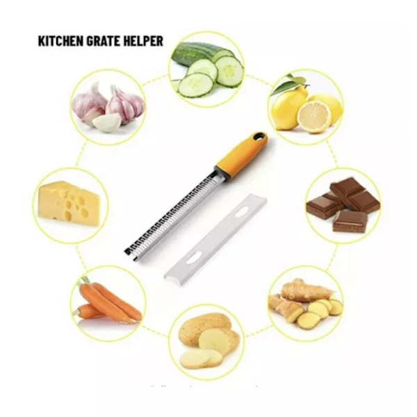 Citron Zester Citrusost Garlic Rivjern - Rustfrit Stål Universal Zester