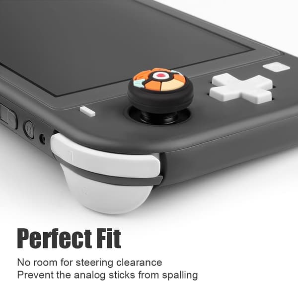 Switch Joycon Tommelgreb Hætter, Blød Silikon Joystick Dæk Kompatibel med Nintendo Switch/OLED/Switch Lite, Analo
