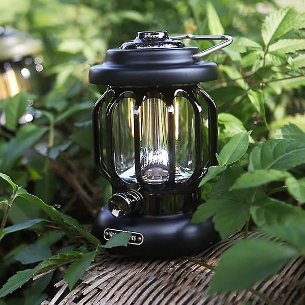 Usb bærbar belysning hestelykt teltlampe campingdekorasjon