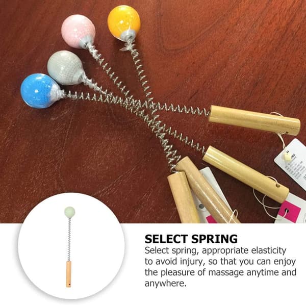 1 stk. massager, kuglehammer, træhåndtag, kropsmassager