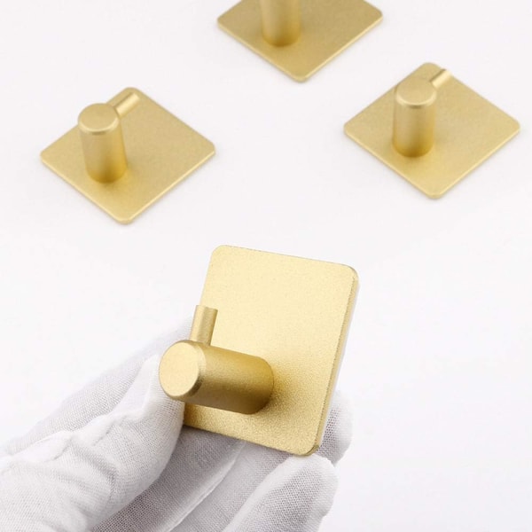 Rustfrie Stål Power Load Adhesive Hooks, Elegant Stil