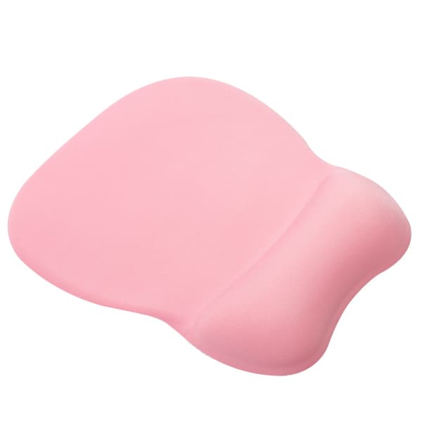 Ergonomisk musematte med gelputer - Rosa, sklisikker silikonbase