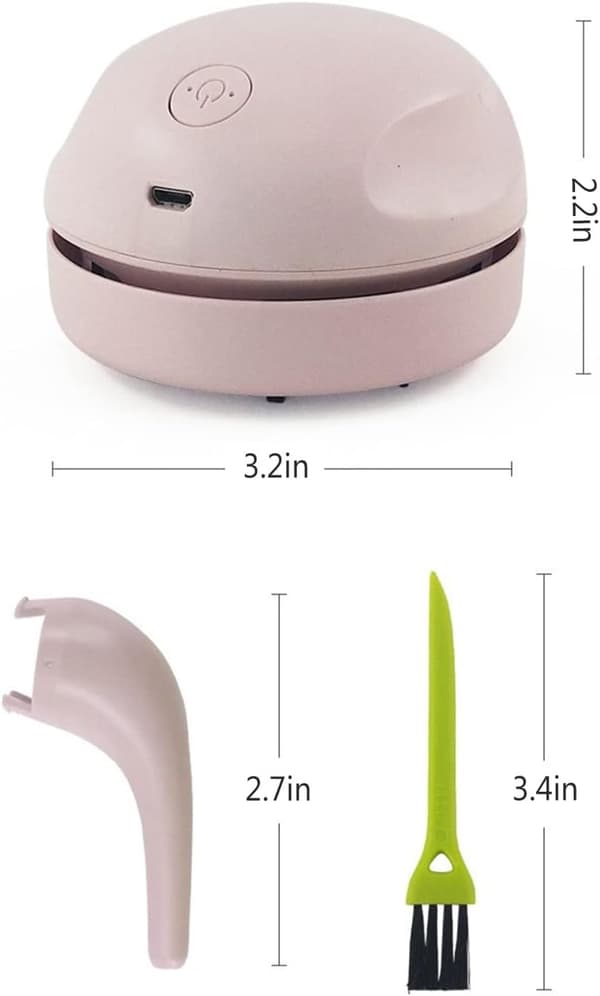 1 st Mini Dammsugare, USB Bärbar Liten Dammsugare,