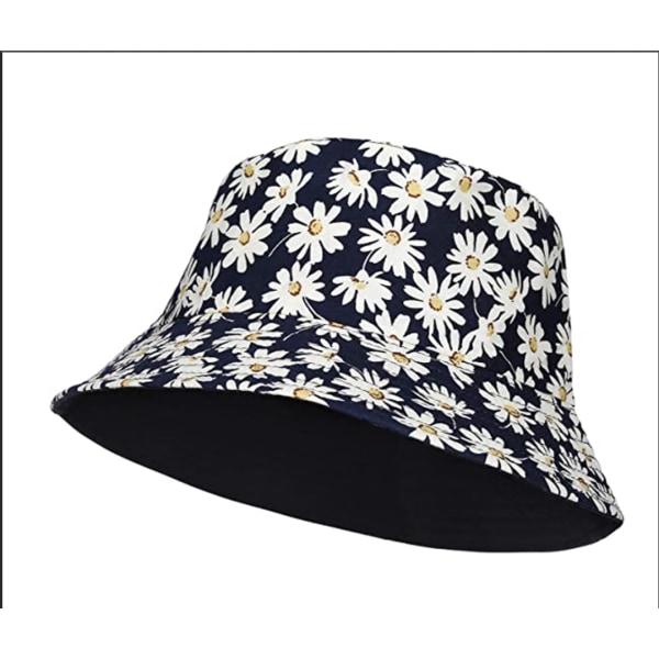 Bucket Hat Bomull Bucket Sun Hat, Summer Fisherman Hat Bucket Hat